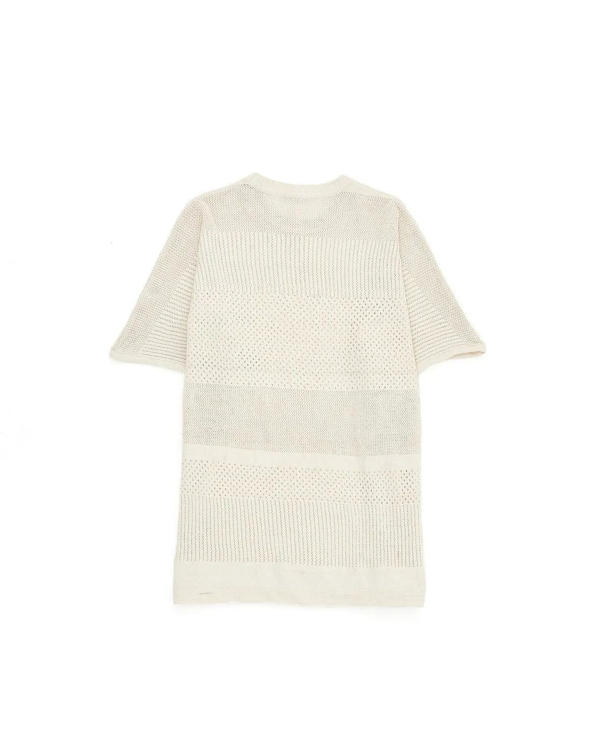 Undyed Relaxed Fit Knitted T-Shirt