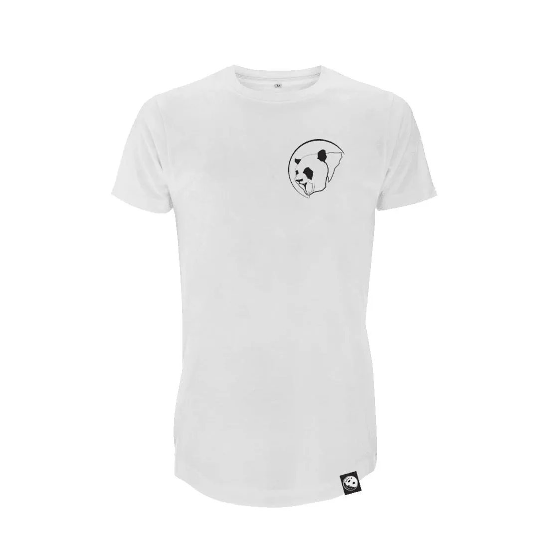 White Classic Panda Unisex Long Tee