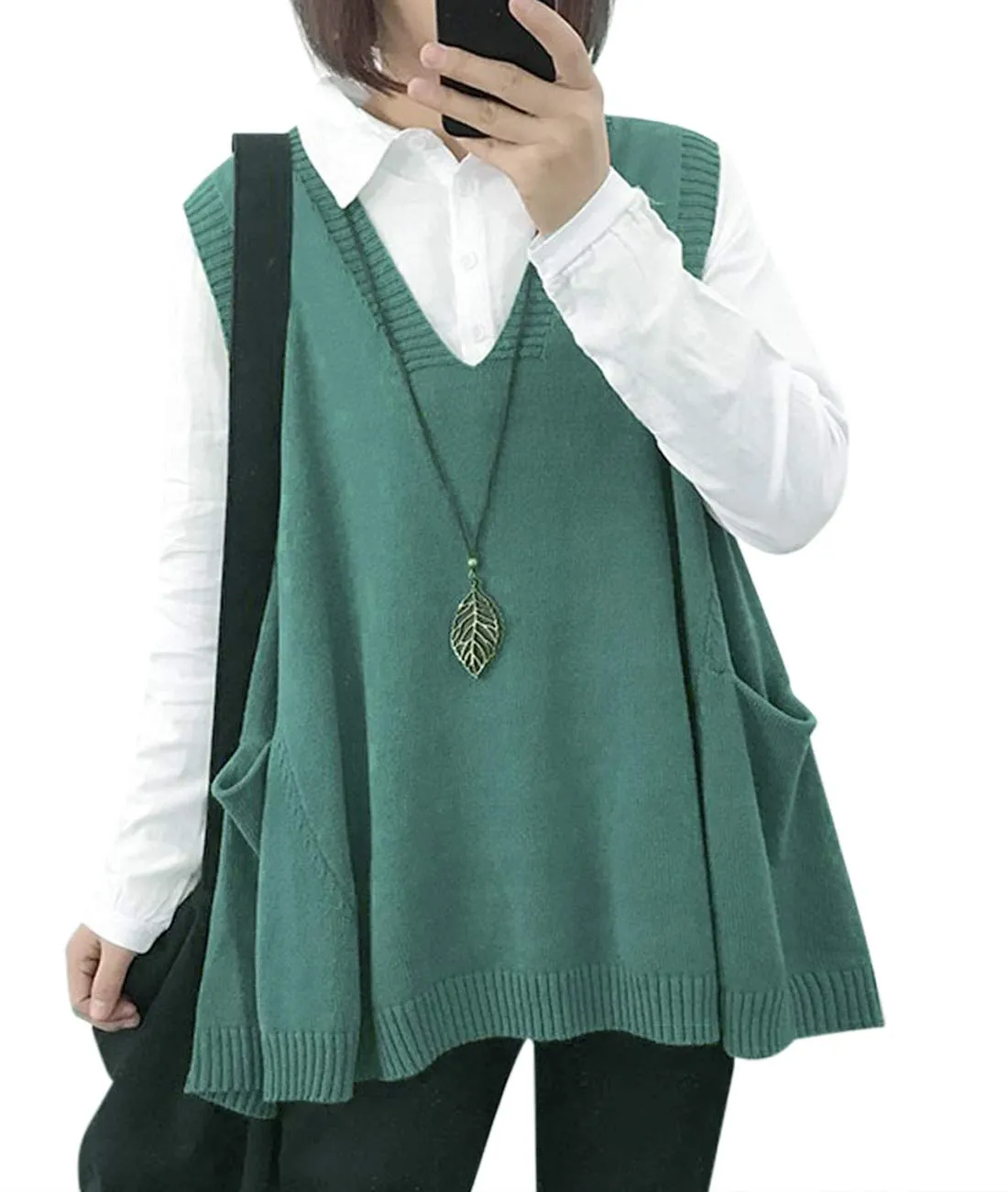 Women's Loose Swing Knit Sweater Vest (Buy 2 Free Shipping)