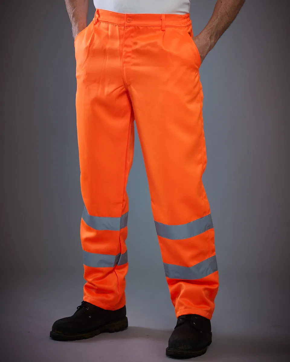 Yoko Hi-Vis Polycotton Work Trouser